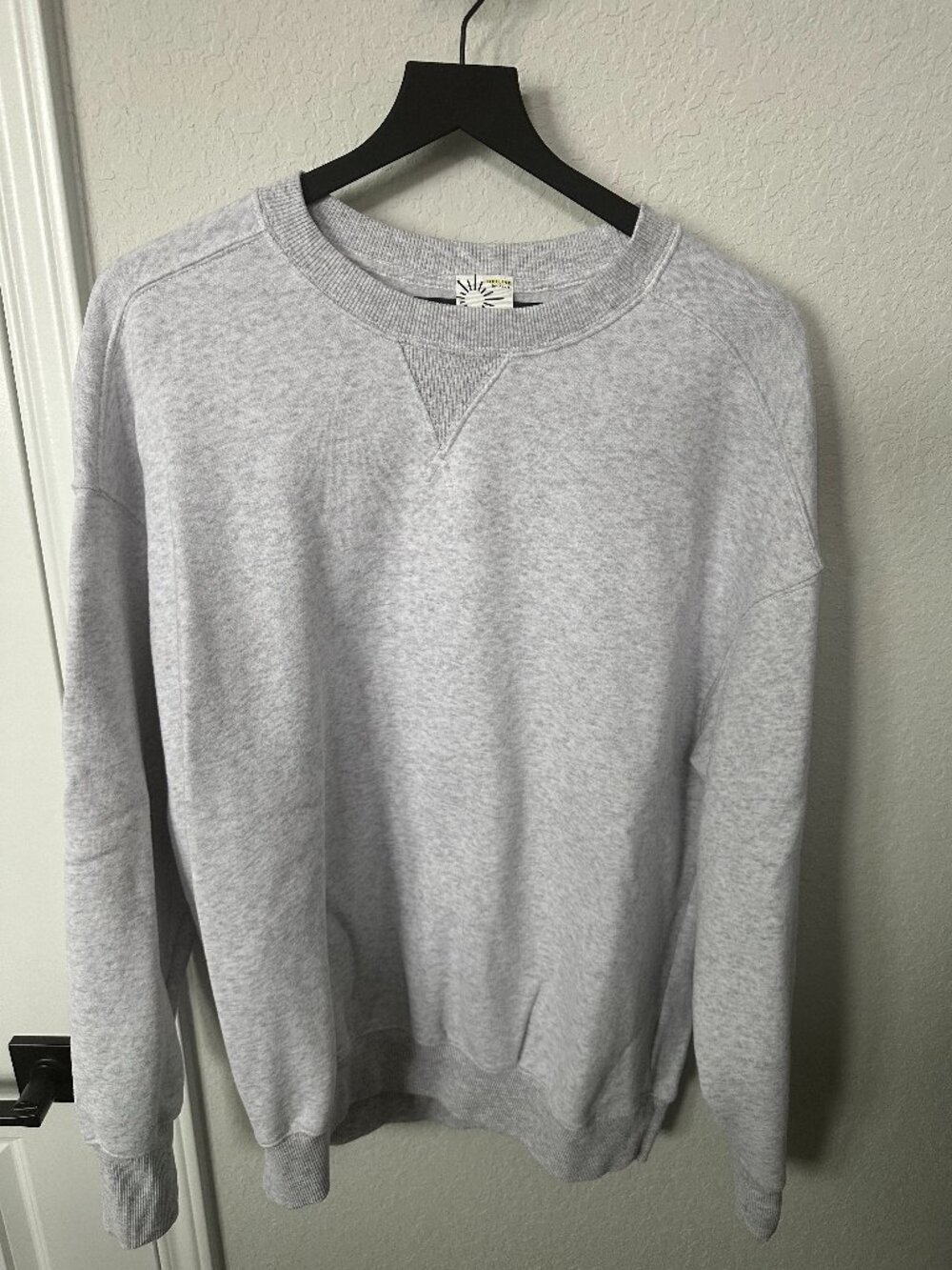 Brand New Light Grey OFFLINE By Aerie Cloud Fleece Oversized Crewneck Sweatshirt